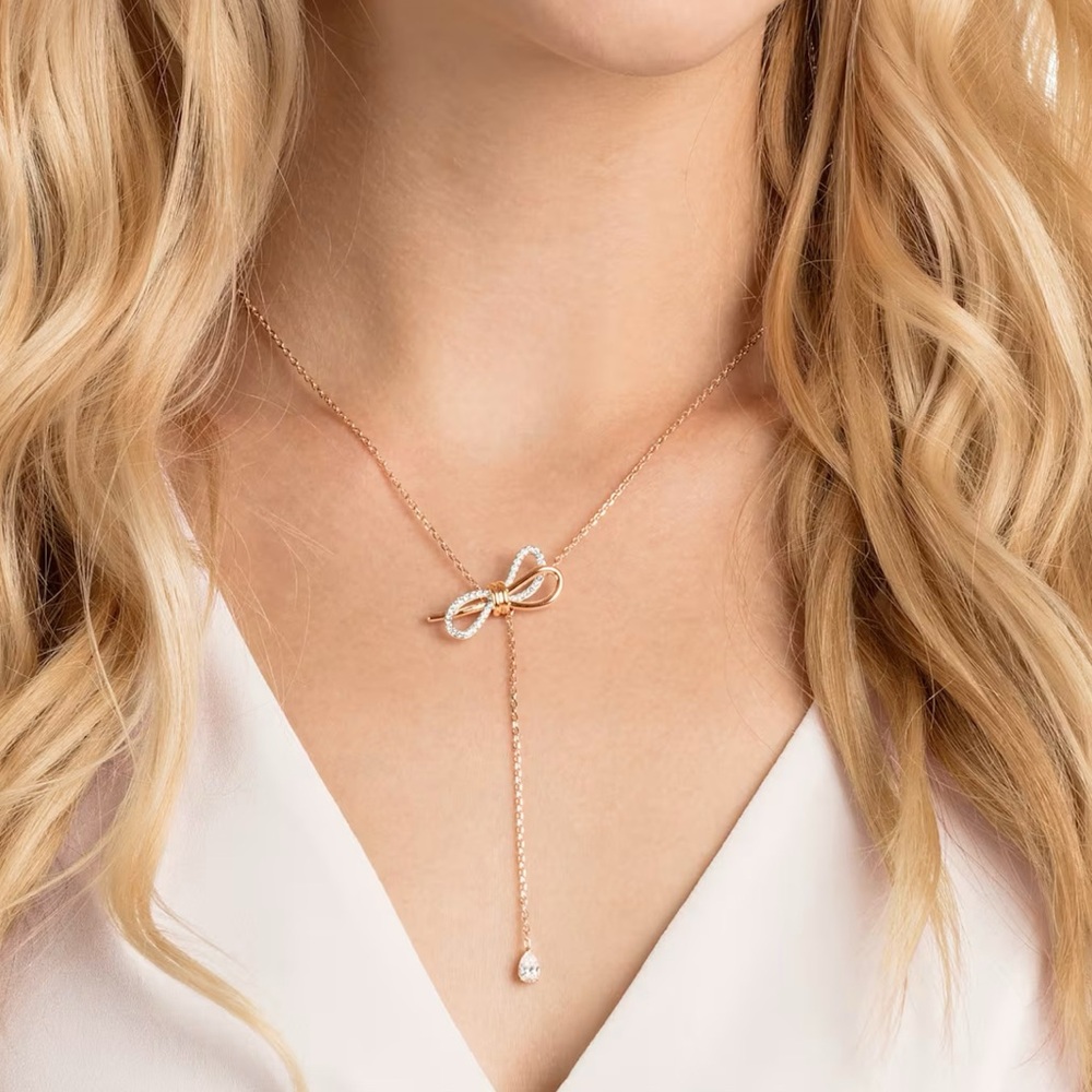 Swarovski Lifelong Bow Necklace